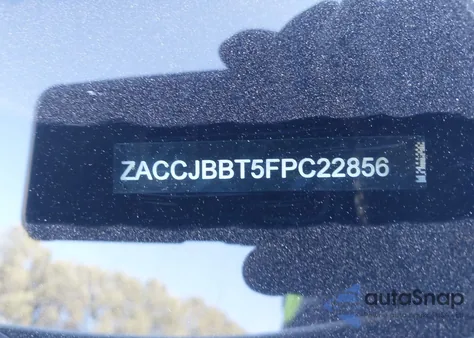 2015 Jeep Renegade Latitude из США, поврежденный, VIN ZACCJBBT5FPC22856